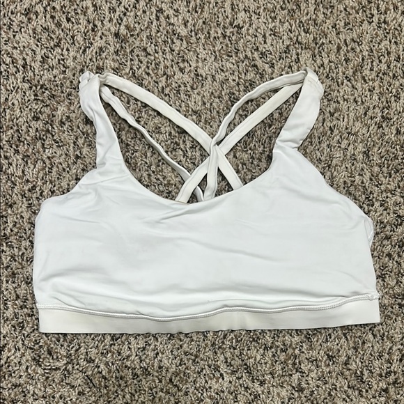 lululemon athletica Other - Women's White Crisscross Sports Bra
